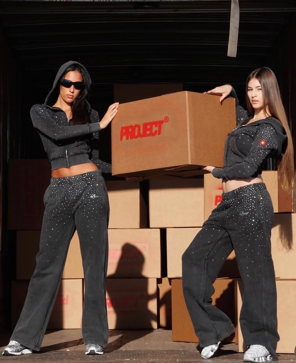 Deluxe By Lex models on a brand campaign shoot